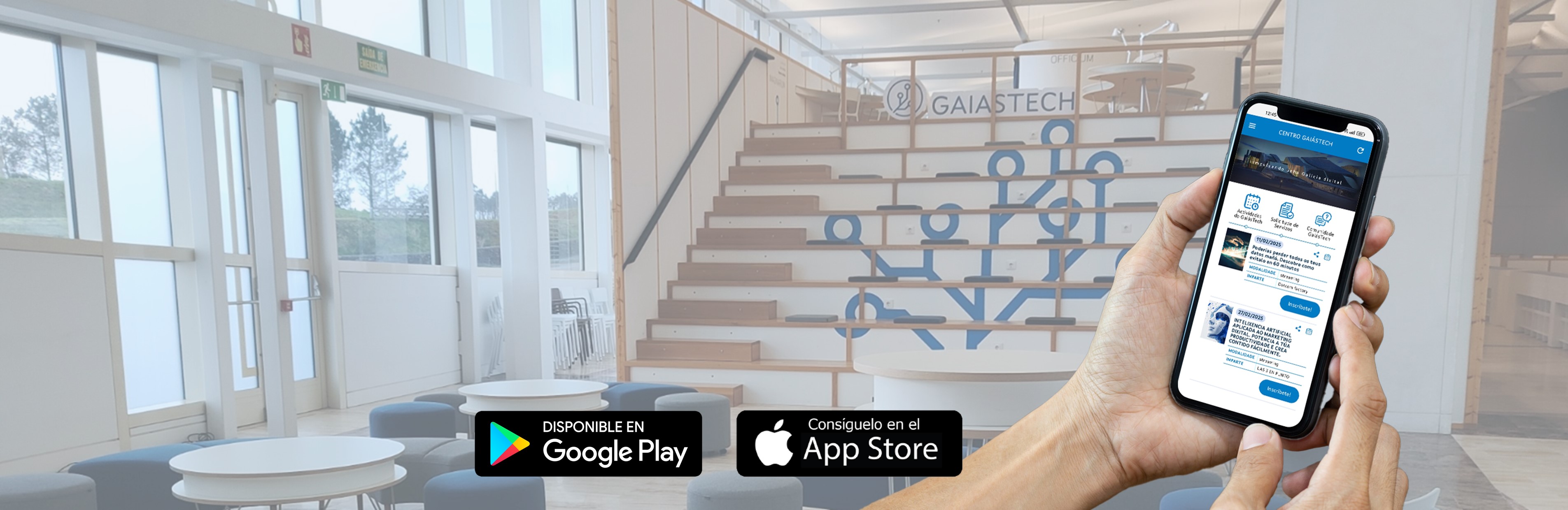 DESCARGA LA APP OFICIAL DEL CENTRO GAIÁSTECH